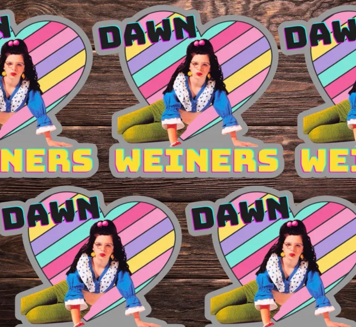 Dawn Weiners Vinyl Sticker