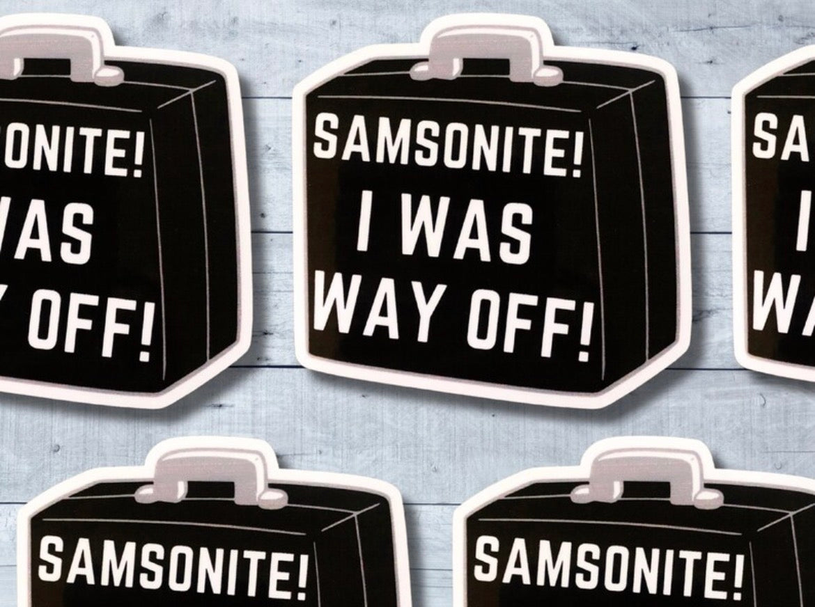 Samsonite Vinyl Sticker