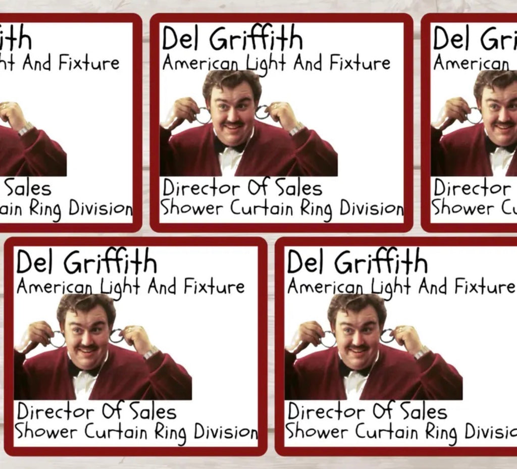 Del Griffith Business Card Vinyl Sticker