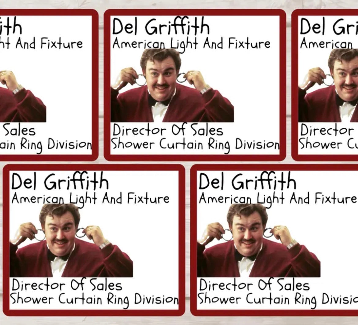 Del Griffith Business Card Vinyl Sticker