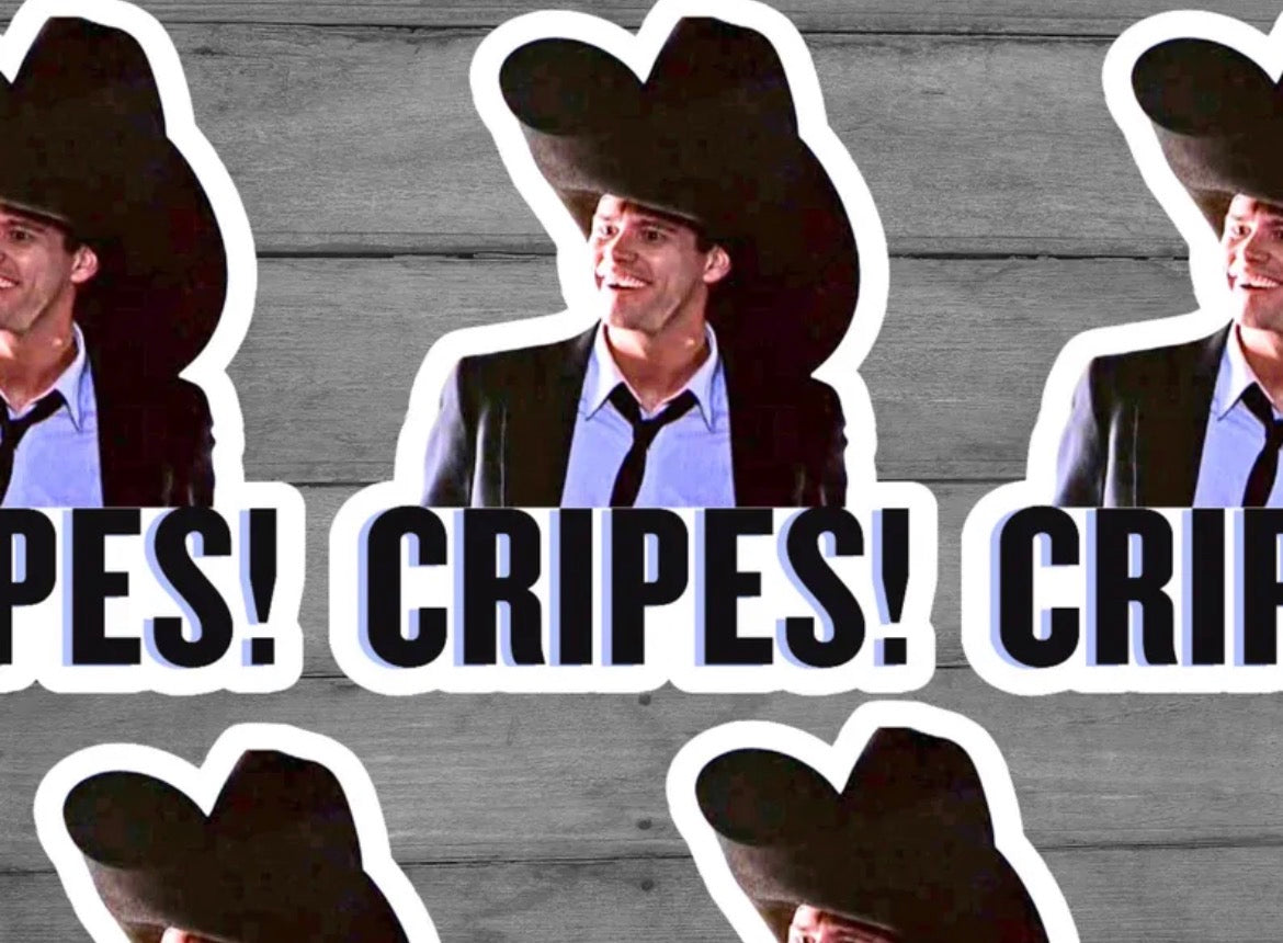 Cripes! Vinyl Sticker
