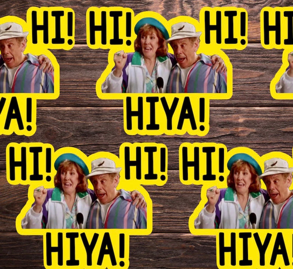 Hi! Hi! Hiya! Vinyl Sticker