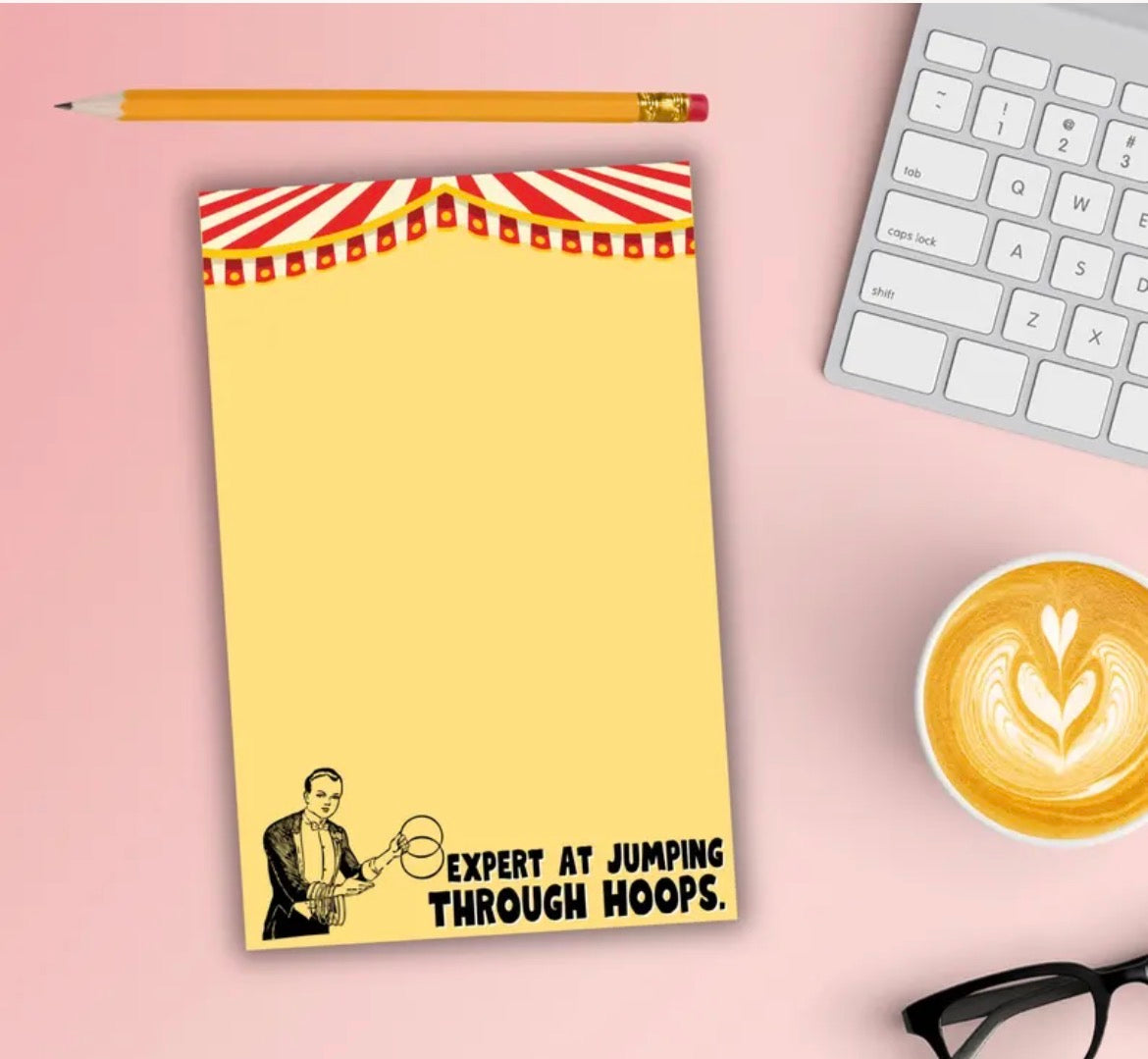 Expert At Jumping Through Hoops Notepad