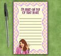 I’m Right On Top Of That Rose! Notepad