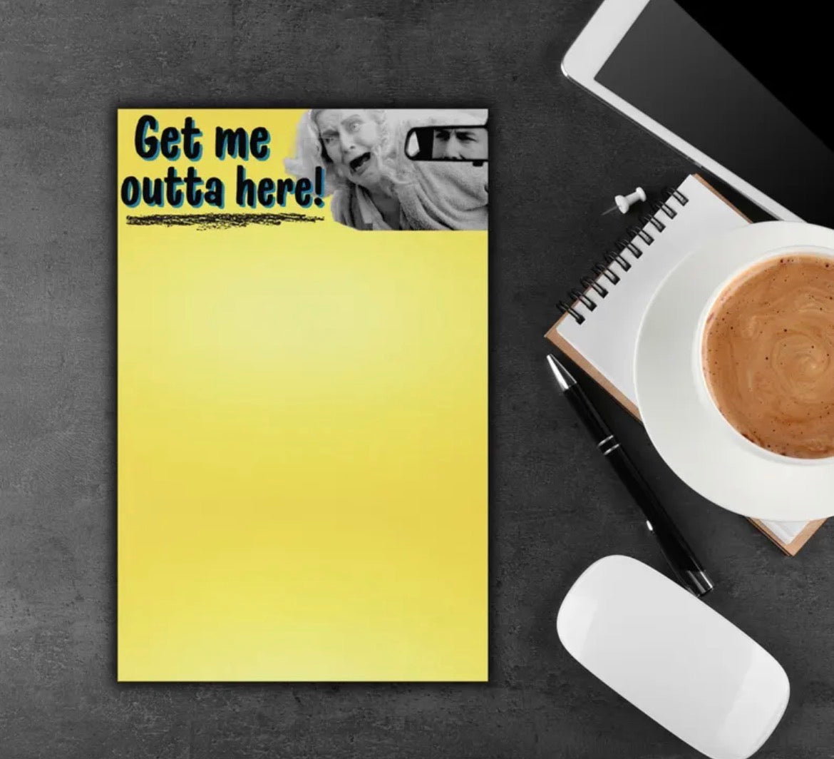 Get Me Outta Here! Notepad