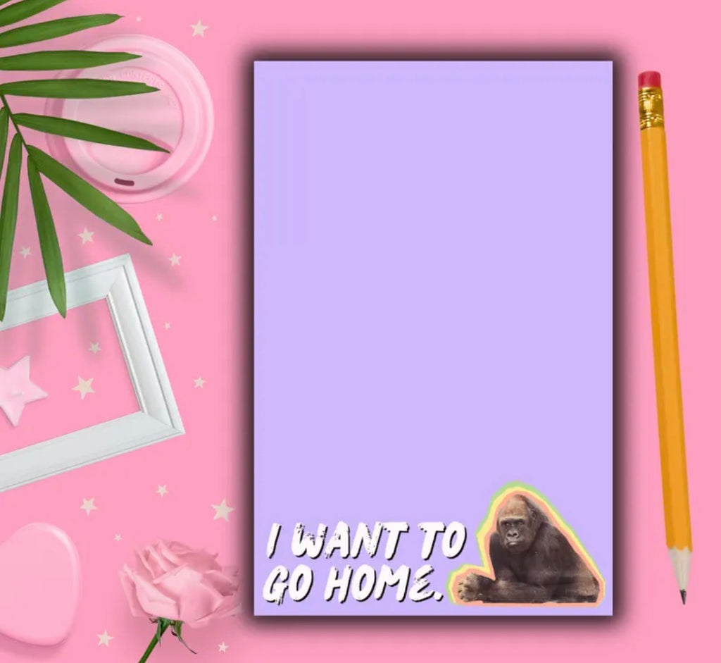 I Want To Go Home Notepad