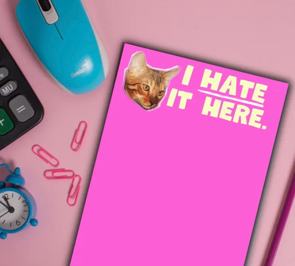 I Hate It Here Notepad