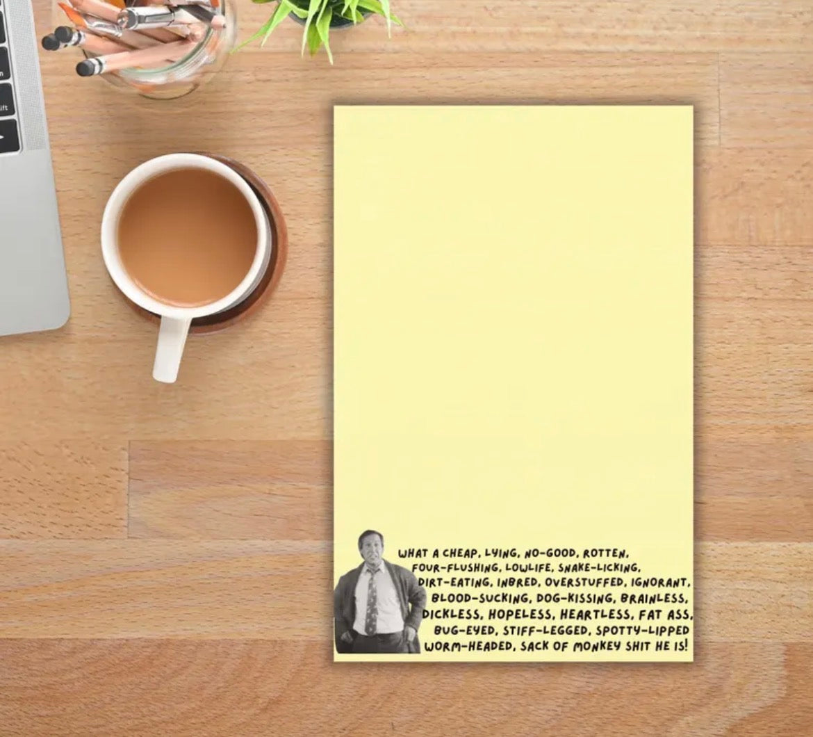 Clark Griswold Notepad