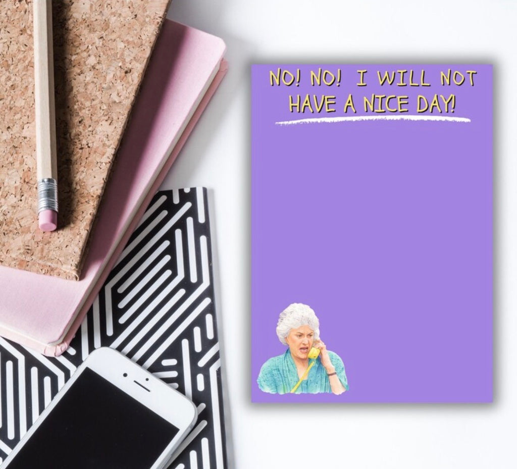 Golden Girls Notepad