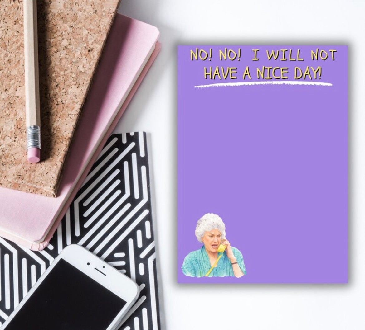 Golden Girls Notepad
