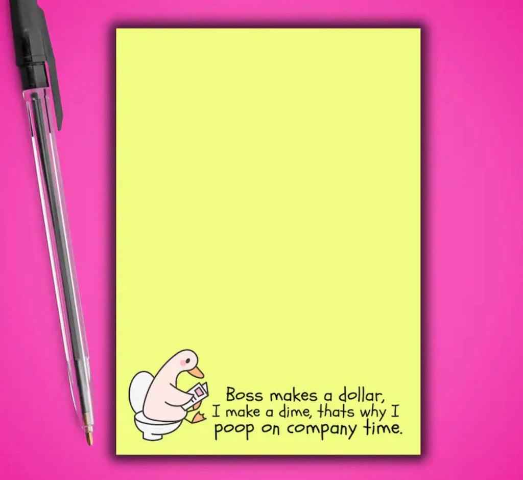 Funny Work Notepad