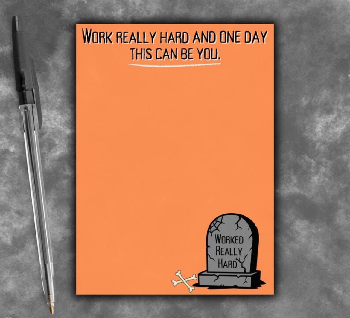 Work Really Hard And One Day This Can Be You Note Pad