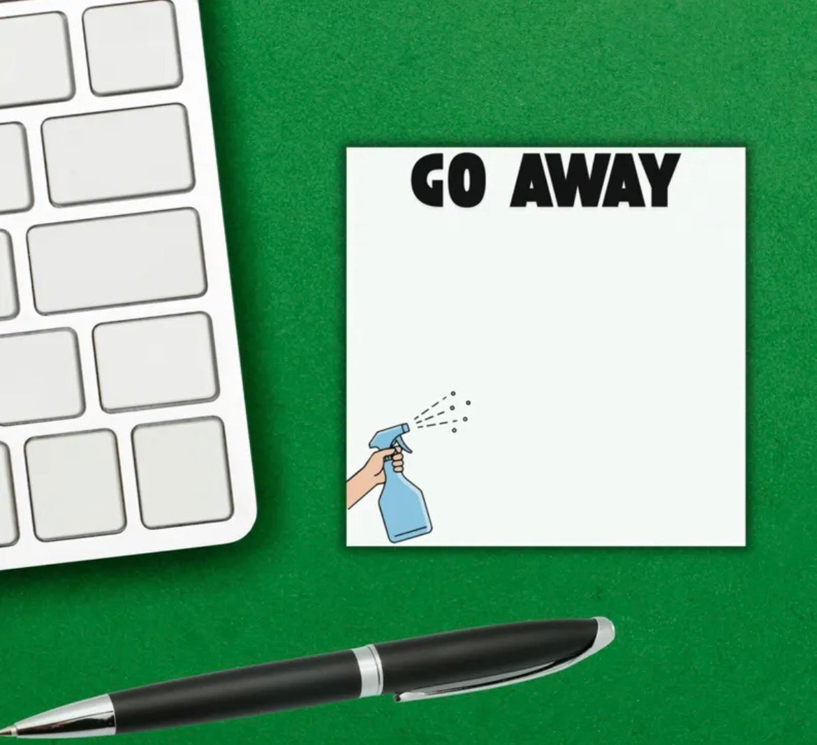 Go Away! Sticky Notes