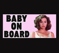Baby On Boar Bumper Sticker