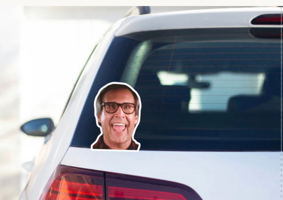 Clark Face Bumper Sticker