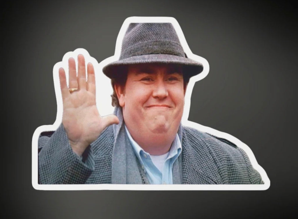 John Candy Wave Bumper Sticker