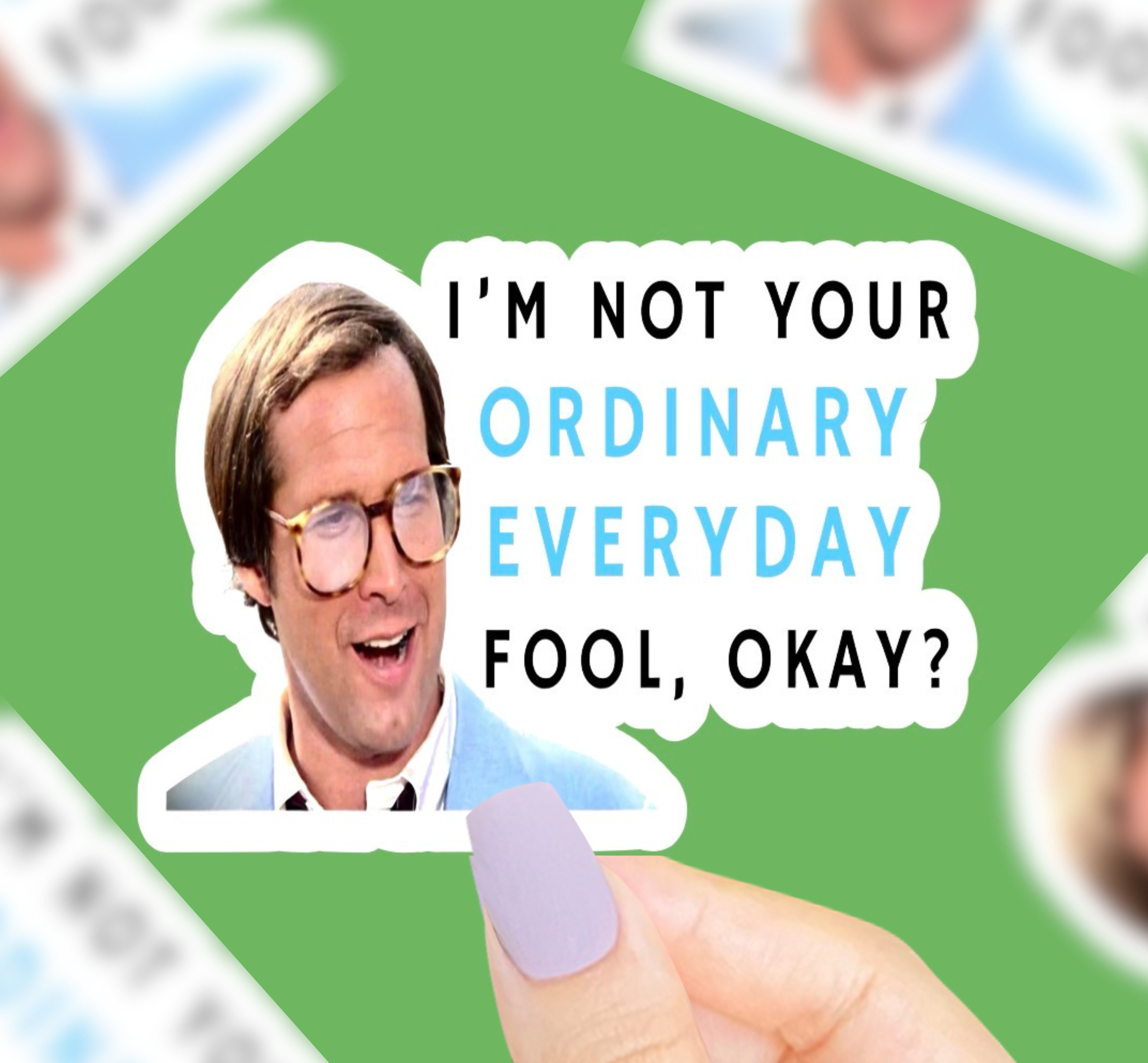Ordinary Everyday Fool Vinyl Sticker