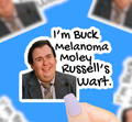 Buck Melanoma Vinyl Sticker
