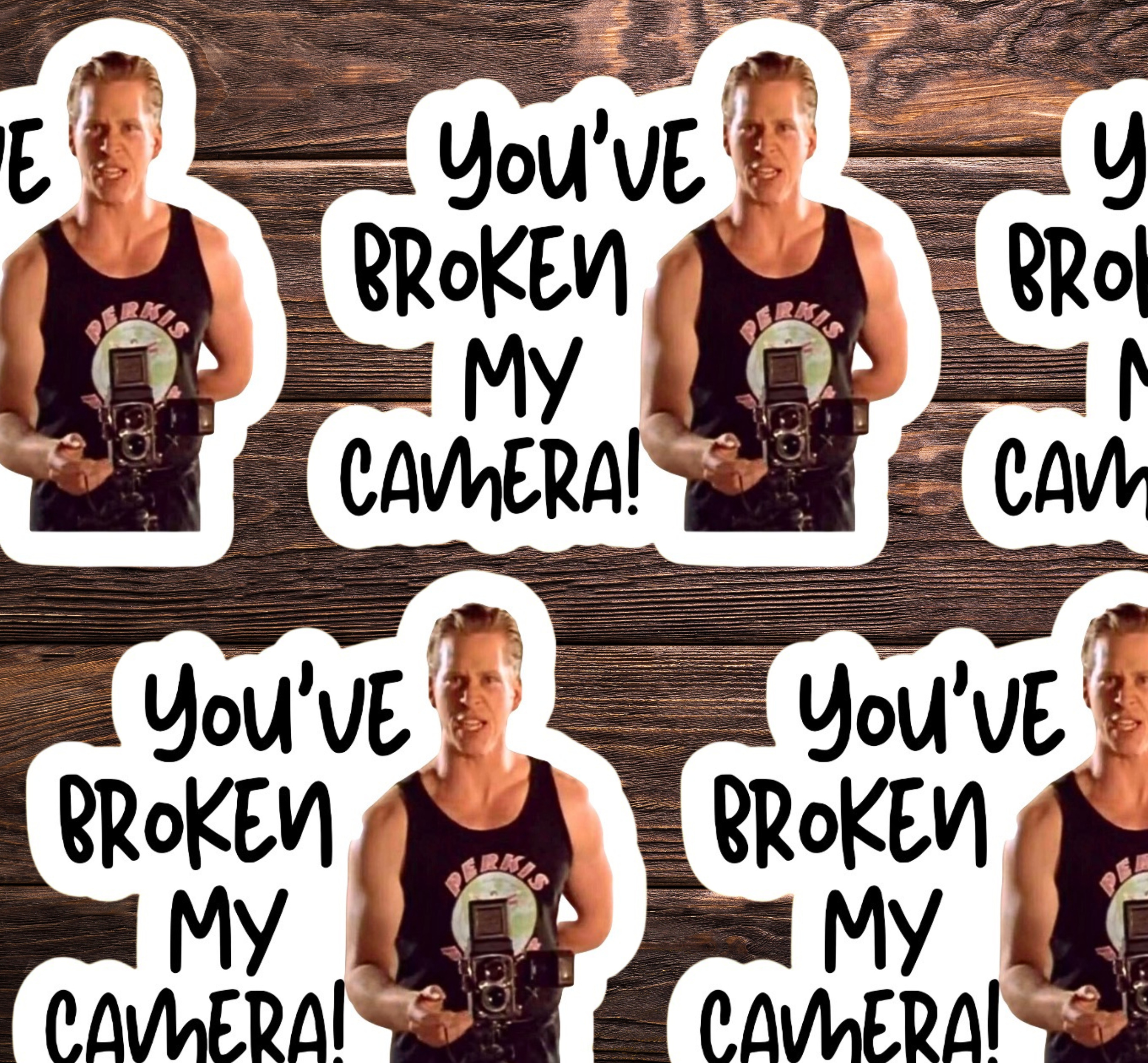 You’ve Broken My Camera Vinyl Sticker