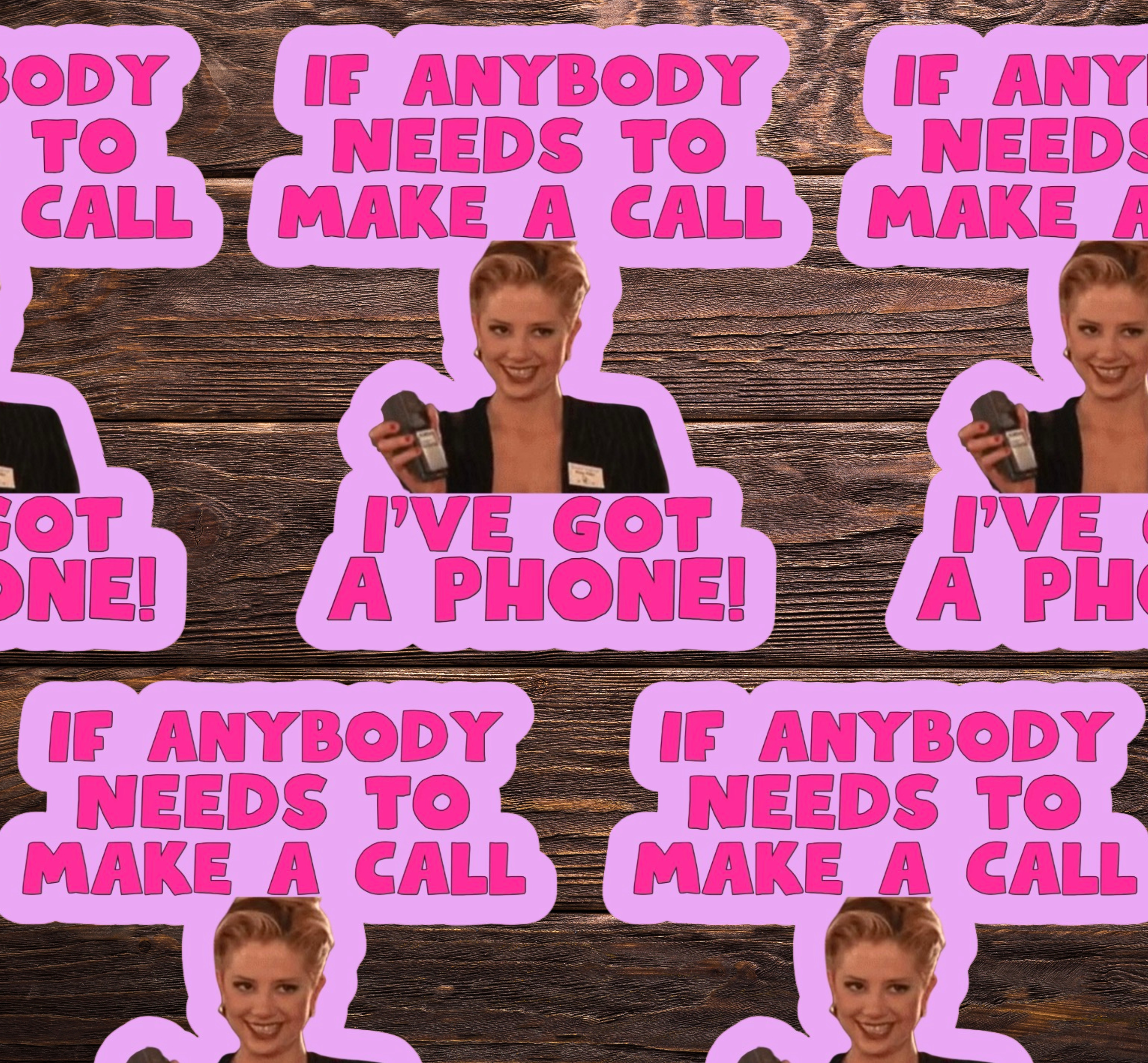 I’ve Got A Phone Vinyl Sticker