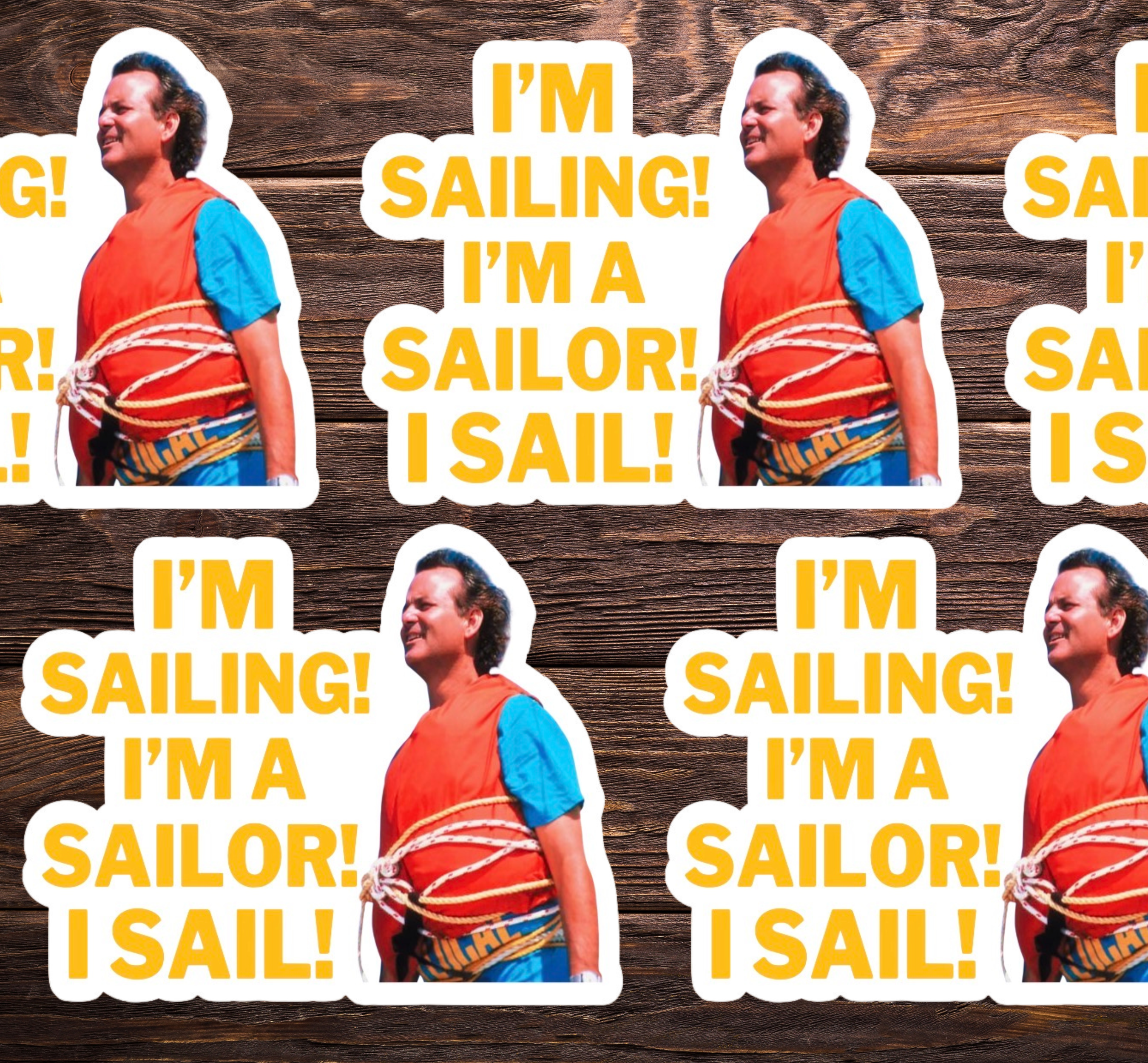 I’m Sailing Vinyl Sticker