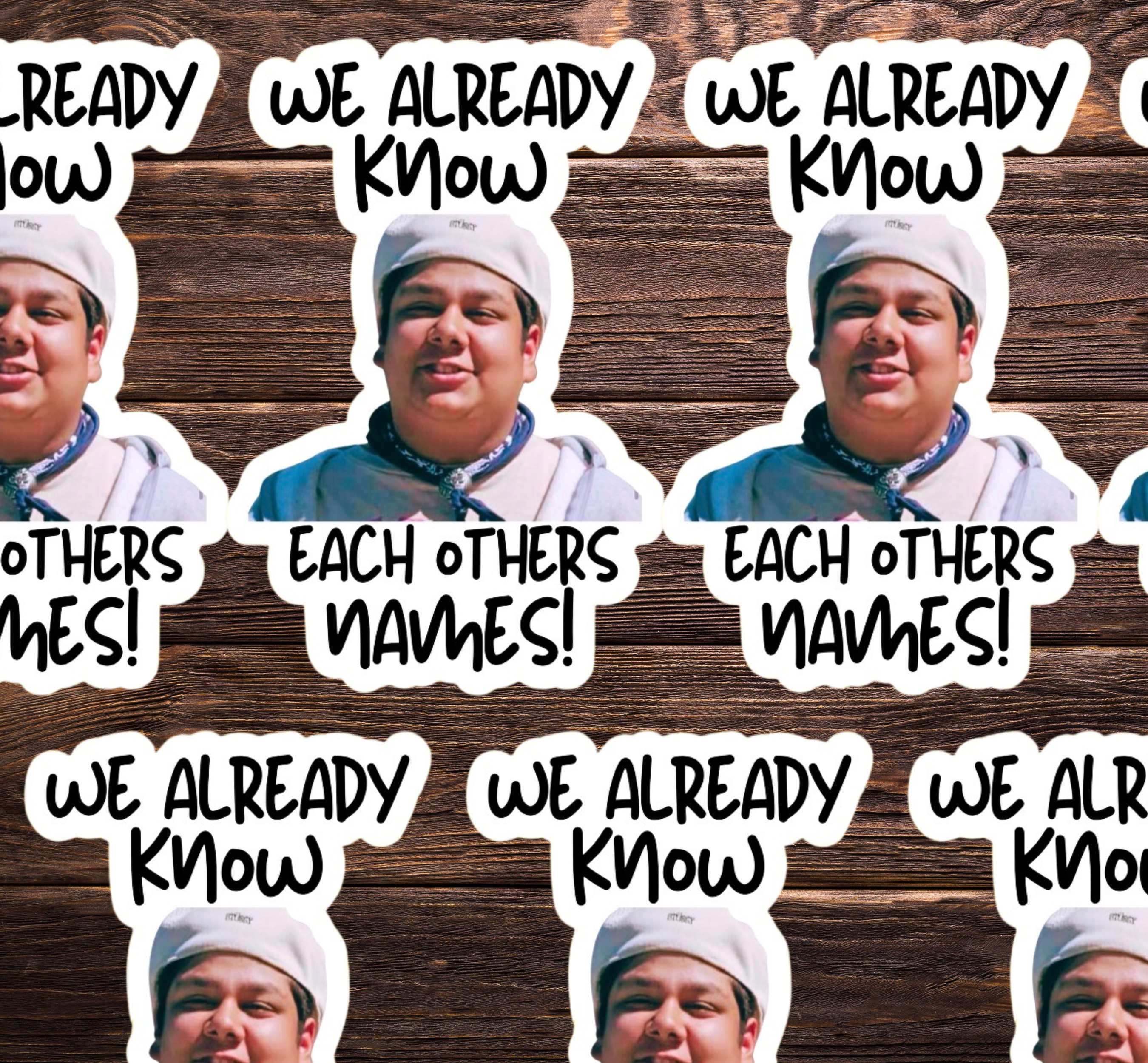Heavyweights Josh Vinyl Sticker