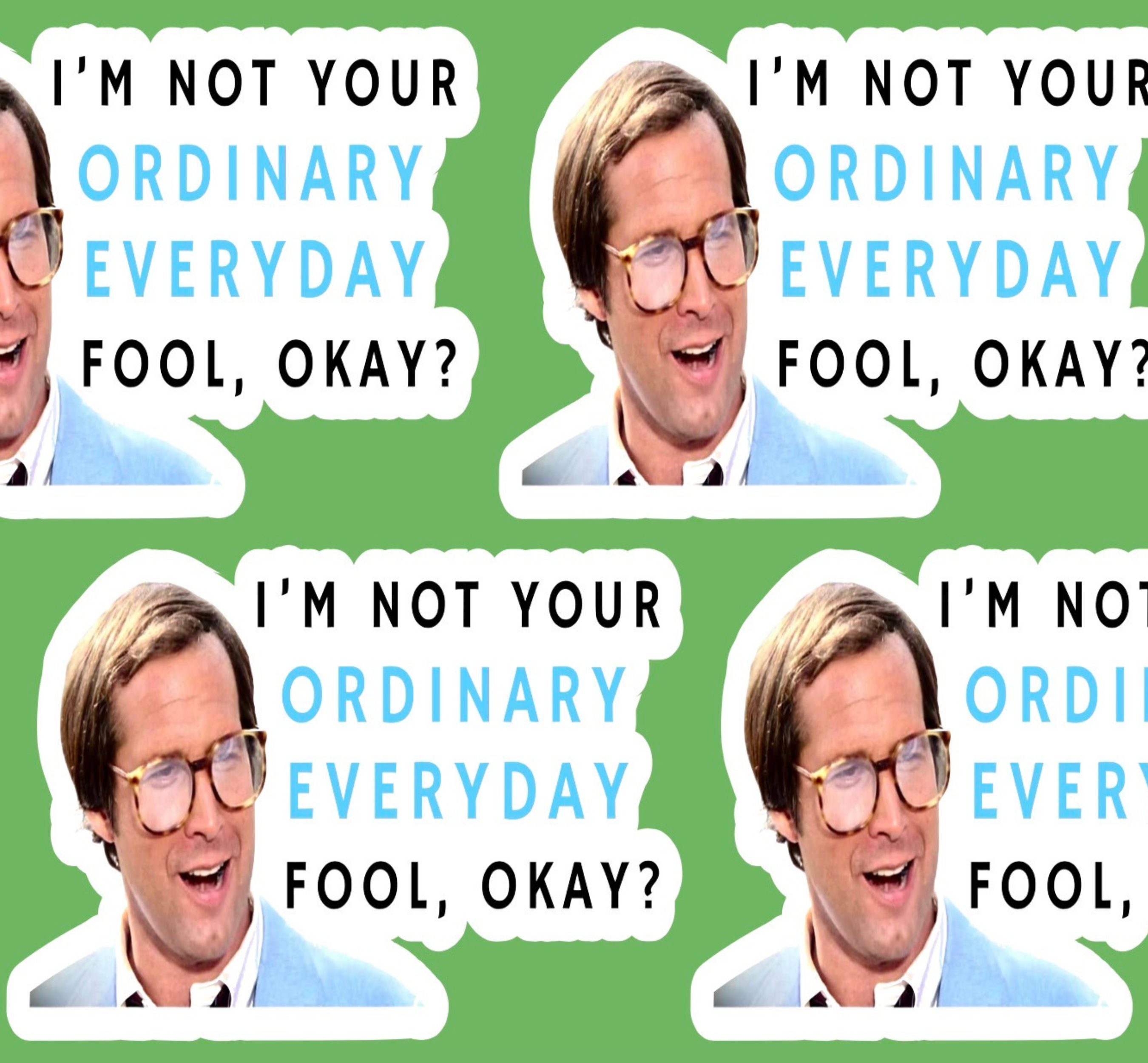Ordinary Everyday Fool Vinyl Sticker