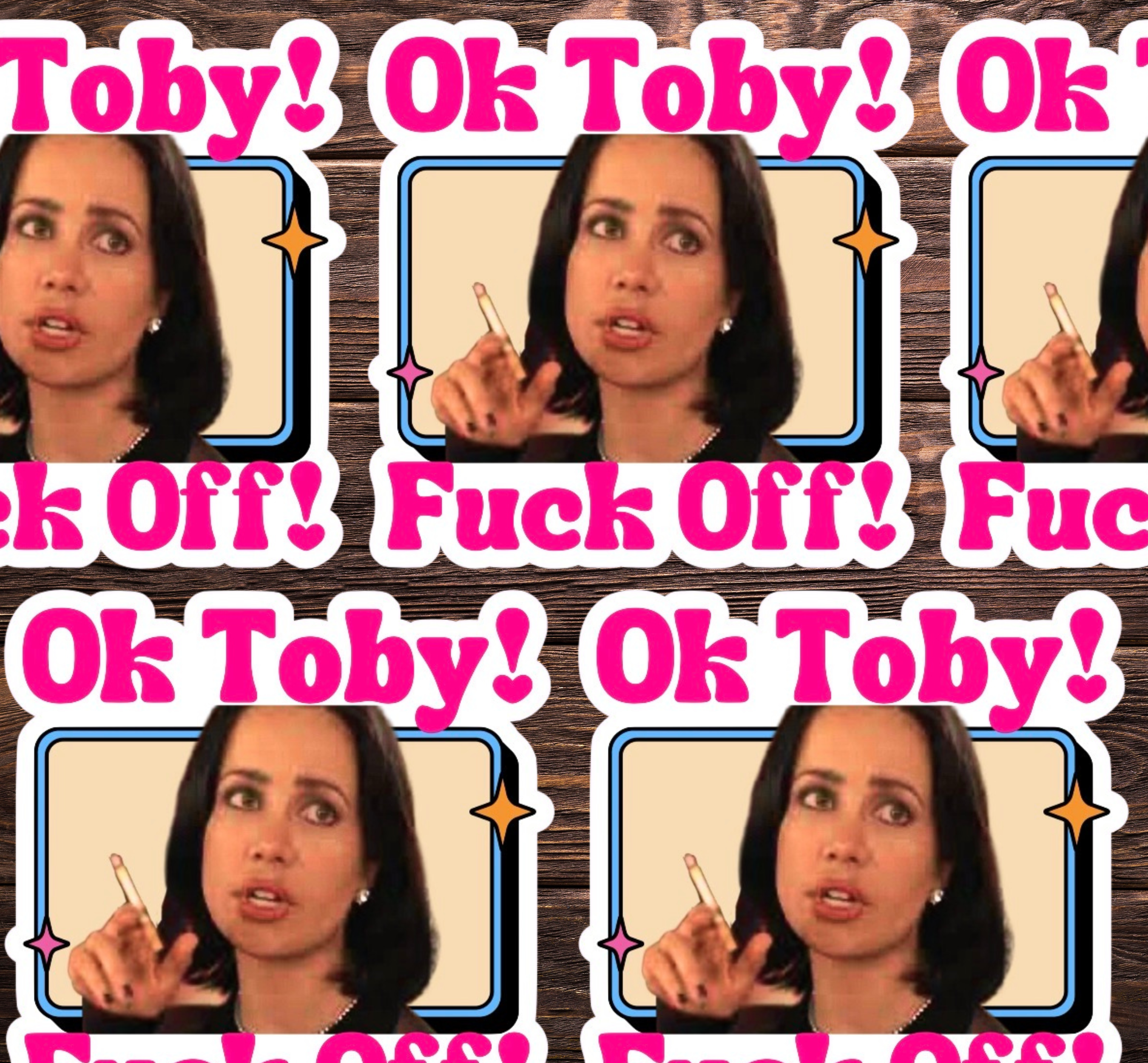 Ok Toby! Vinyl Sticker